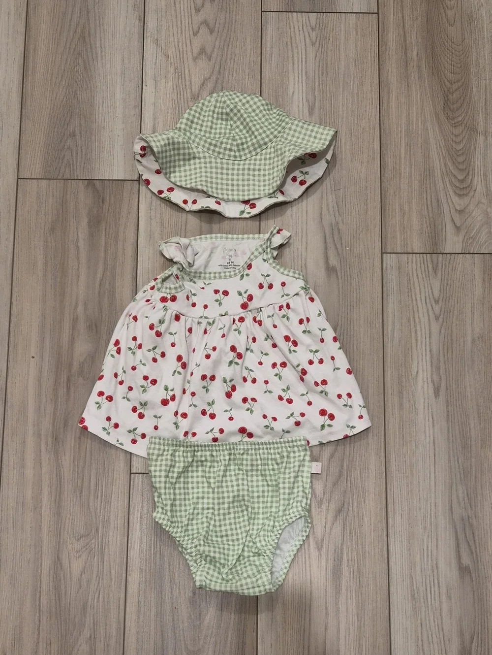 toddler cherry summer outfit